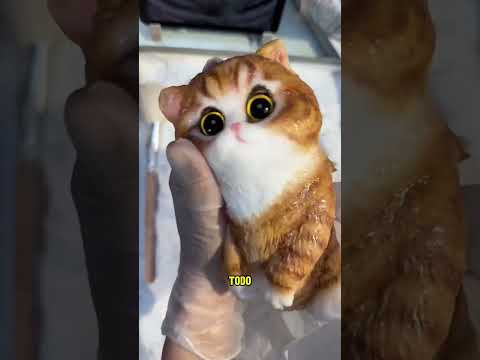 El juguete para gatos más pegajoso de china 🤯