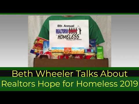 Realtors Hope for Homeless 2019 - Golf Cart Confessions interviews Beth Wheeler Video