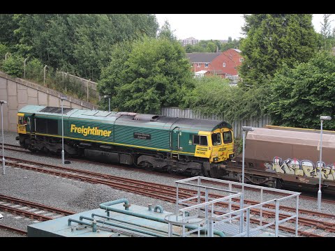 Train Spotting at Donnington Rail Freight Terminal