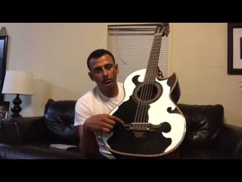 Oscar Schmidt OH32SEQTB | Bajo Quinto Acoustic / Electric, Quilt Trans Black. New with Full Warranty! image 7