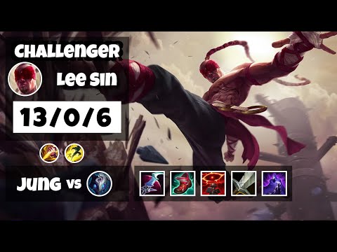 Lee Sin Jungle S11 11.8 Challenger Replay (13/0/6) - KOREAN