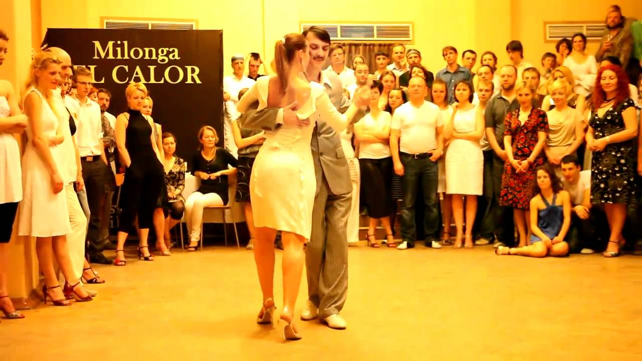 Viacheslav Ivanov and Olga Leonova 2011 05 20 Milonga  Blanca Moscow - milonga.AVI