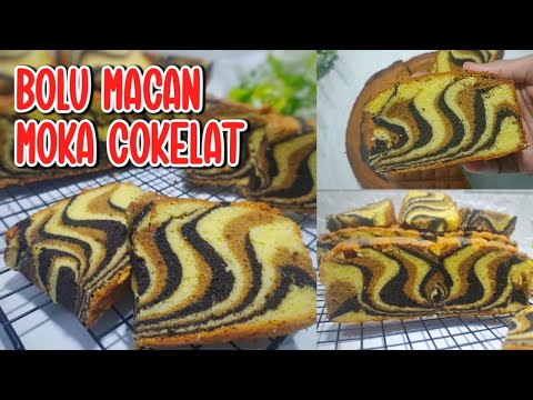 Cara Membuat BOLU MACAN Moka Cokelat Enak & Moist