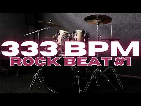 333 BPM - Rock Drum Beat - Loop 1