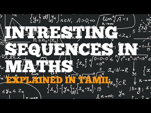INTERESTING SEQUENCES IN MATHS || EXPLAINED IN TAMIL || TECH ED