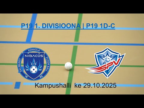 P19 1-divisioona Nibacos - SPV  29.10.2025 klo 19:00