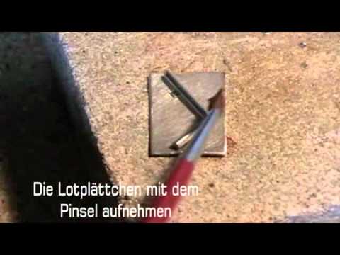 Goldschmieden lernen - 03 Löten von Edelmetall