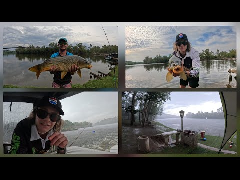 Fishing  The VAAL RIVER during a STORM!😍🎣⛈️