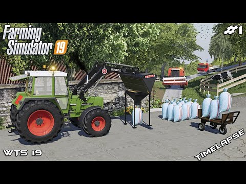 Harvesting WHEAT and baling STRAW | Wellcome To Slovenia 19 | Farming Simulator 19 | Episode 1