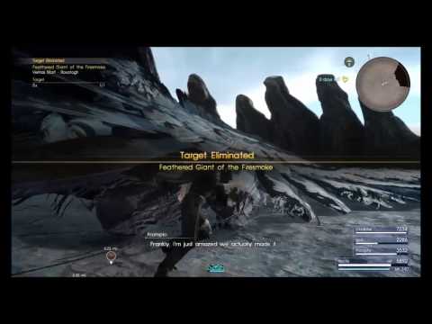 FFXV: Bounty Hunting a Zu