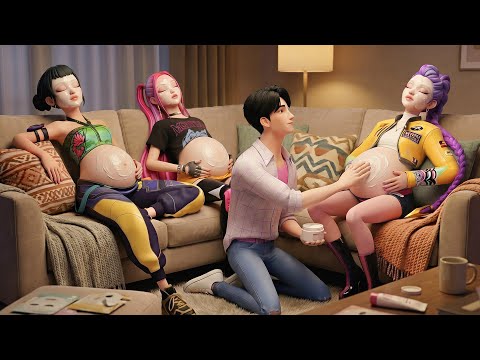 Kpop Music Demon Hunters Songs: SMILING ON PURPOSE (MV) | Emotional PREGNANT🧴🌙