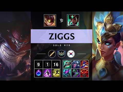 Ziggs Mid vs Karma - KR Challenger Patch 25.21