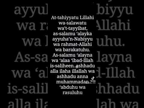 LEARN ATTAHIYAT FULL DUA (ATTAHIYAT LILLAHI WA SALAWATU)