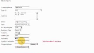 Training 1 Open Payroll:: How to create company