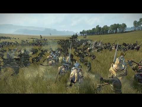 The Empire VS Greenskins Warhammer Total War
