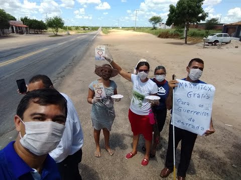 Adventistas de Ponto Novo realizam doações de quentinhas, água e suco para caminhoneiros na BR 407