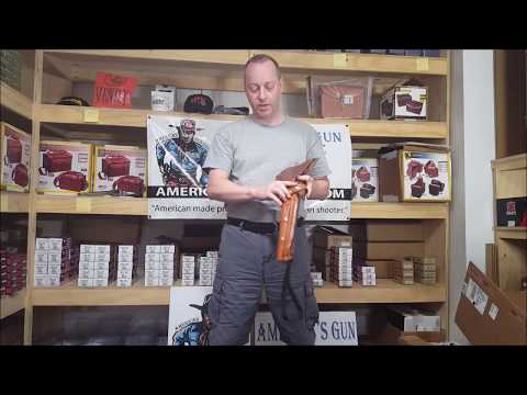 Wearing Triple K's #191 Challenger Vertical Shoulder Holster