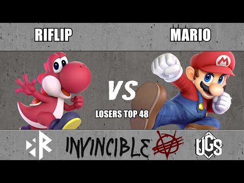 InvincibleVIII - Losers Top 48 - Riflip(Yoshi) Vs. Mario(Mario)