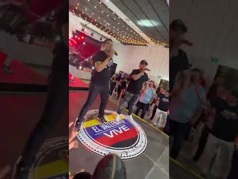 Rafa Pérez & Yader Kvrass en el  lanzamiento del vallenato vive .