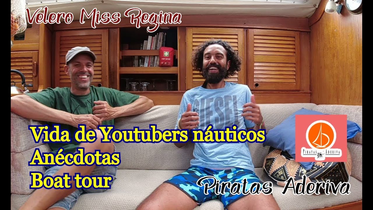 Interview with nautical YouTubers. Piratas Aderiva