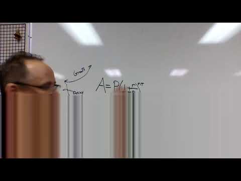 Precalculus, 3.1 Video 2, Exponential Growth/Decay