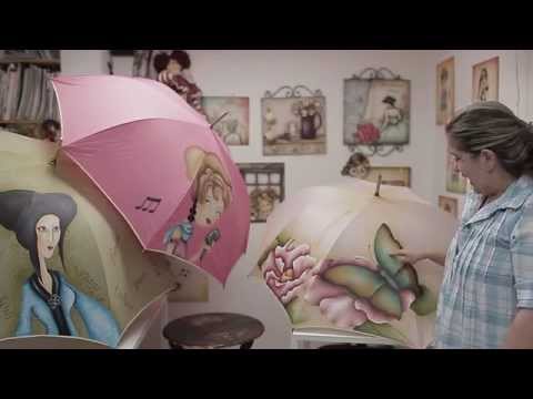 LANÇAMENTO DVD SENHORAS DA ARTE   PINTURA EM GUARDA-CHUVAS