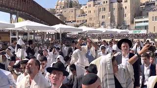 ברכת הכהנים של מוסף - כותל המערבי - סוכות תשפ״ג | Birchas Kohanim at the Kotel (Priestly Blessing)