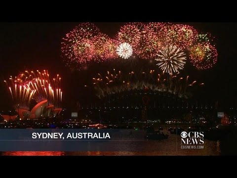 2015 New Year's Day around the globe