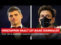Verstappen haalt uit naar journalist: "Wil je soms ook weten wat ik in mijn vakantie doe?" | GPFans