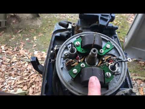 How to Check Wiring & Coils 1972 6 HP Evinrude No Spark Problem Diagnosing Spark Issues