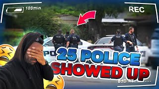 25 Police Pulled There Weapons & Arrested Me For This