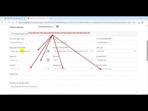 Hướng dẫn nộp hồ sơ trực tuyến trên Cổng Dịch vụ công Quốc gia