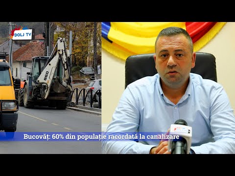 Bucovăț: 60% din populație racordată la canalizare