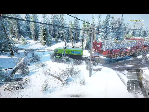 SnowRunner Ep.44 (North Port, Timber,  Fire In A Barrell, Floating Drill + Drilling Supplies!!!)