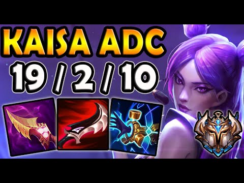 Kaisa vs Jinx ADC - Korea Challenger Patch 10.24 ✅