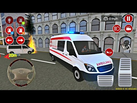 🚑American Ambulance Driving 🇺🇸 - 911 Van Ambulance Emergency Rescue - Best Android Gameplay