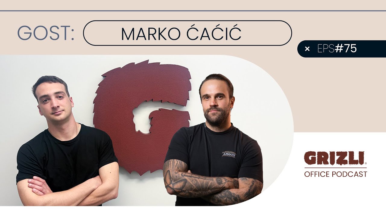 Grizli Office Podcast #75 - Marko Ćaćić, Počeo sam u maminom salonu, a danas šišam Matea Kovačića