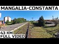 Mangalia Constanta Train Journey At Seaside Zugfahrt Entlang Der Schwarzmeerküste