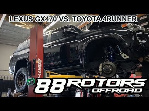 Lexus GX470 on Bilstein 5100 & Toyota 4Runner on Kings