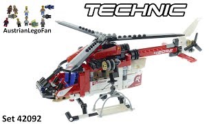 Lego Technic 42092 Rettungshubschrauber - Lego 42092 Speed Build