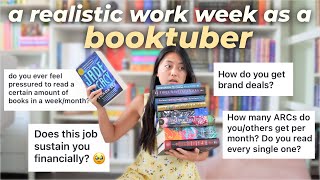 a REALISTIC week in the life of a booktuber 📚 (finances, equipment, exposing EVERYTHING 👀)
