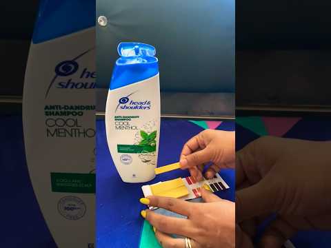 Head & Shoulder shampoo -ph test /good or bad #phtest #shortsvideo #skincare #shorts #youtubeshorts