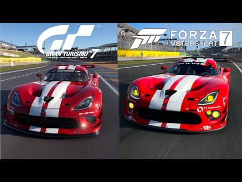 Gran Turismo 7 PS5 VS Forza Motorsport 7 XBOX ONE X