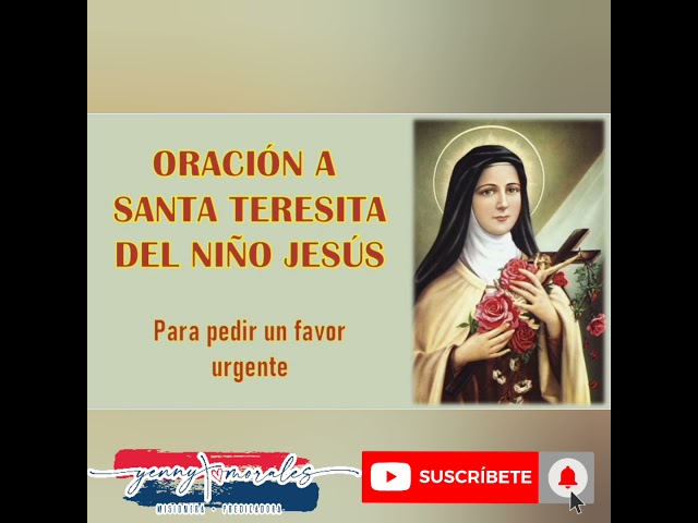 Vídeo relacionado con Novena De Santa Teresita para Pedirle un Favor muy Necesitado