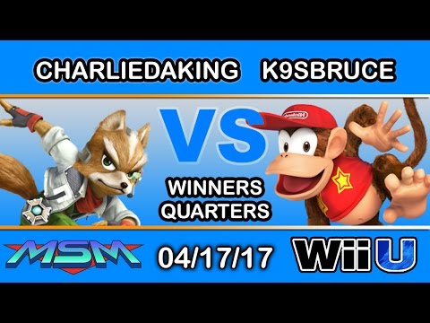 MSM 94 - LH | Charliedaking (Fox) Vs. MF LH | K9sbruce (Diddy Kong) Winners Quarters - Smash Wii U