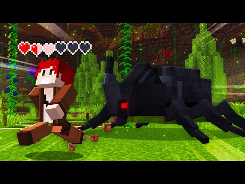 CAÇANDO INSETOS GIGANTES NO MINECRAFT