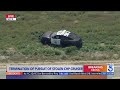 Driver of stolen CHP cruiser injured during chase
