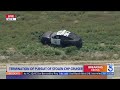 Driver of stolen CHP cruiser injured during chase