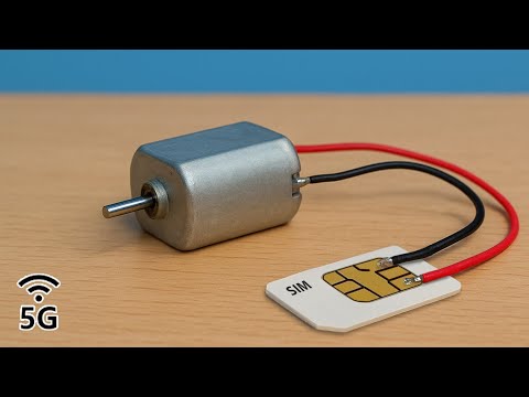 DIY 5G Antenna From Old DC Motor and SIM Card – Unbelievable Signal!