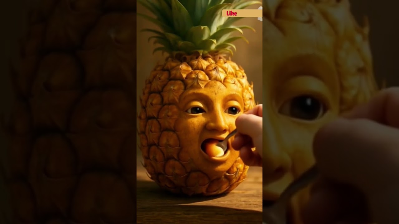 The Serene Pineapple - fruitپُرسکون اناناس